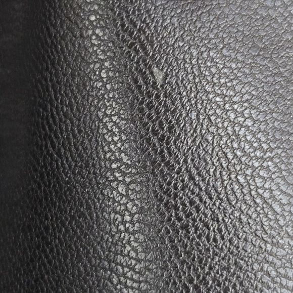 Abercrombie & Fitch Faux Leather Ankle Straight Ultra High Rise Jean Black 27 4 - Picture 12 of 16